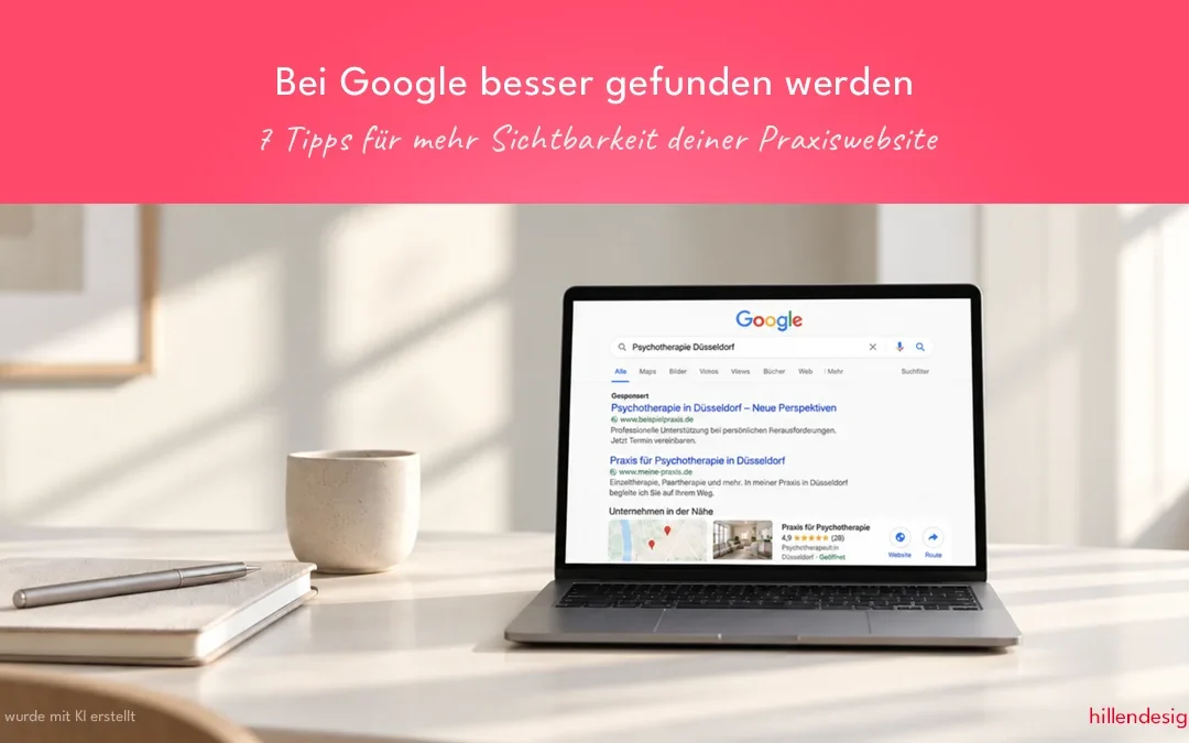 Bei Google besser gefunden werden: 7 Tipps für mehr Sichtbarkeit deiner Praxis-Website